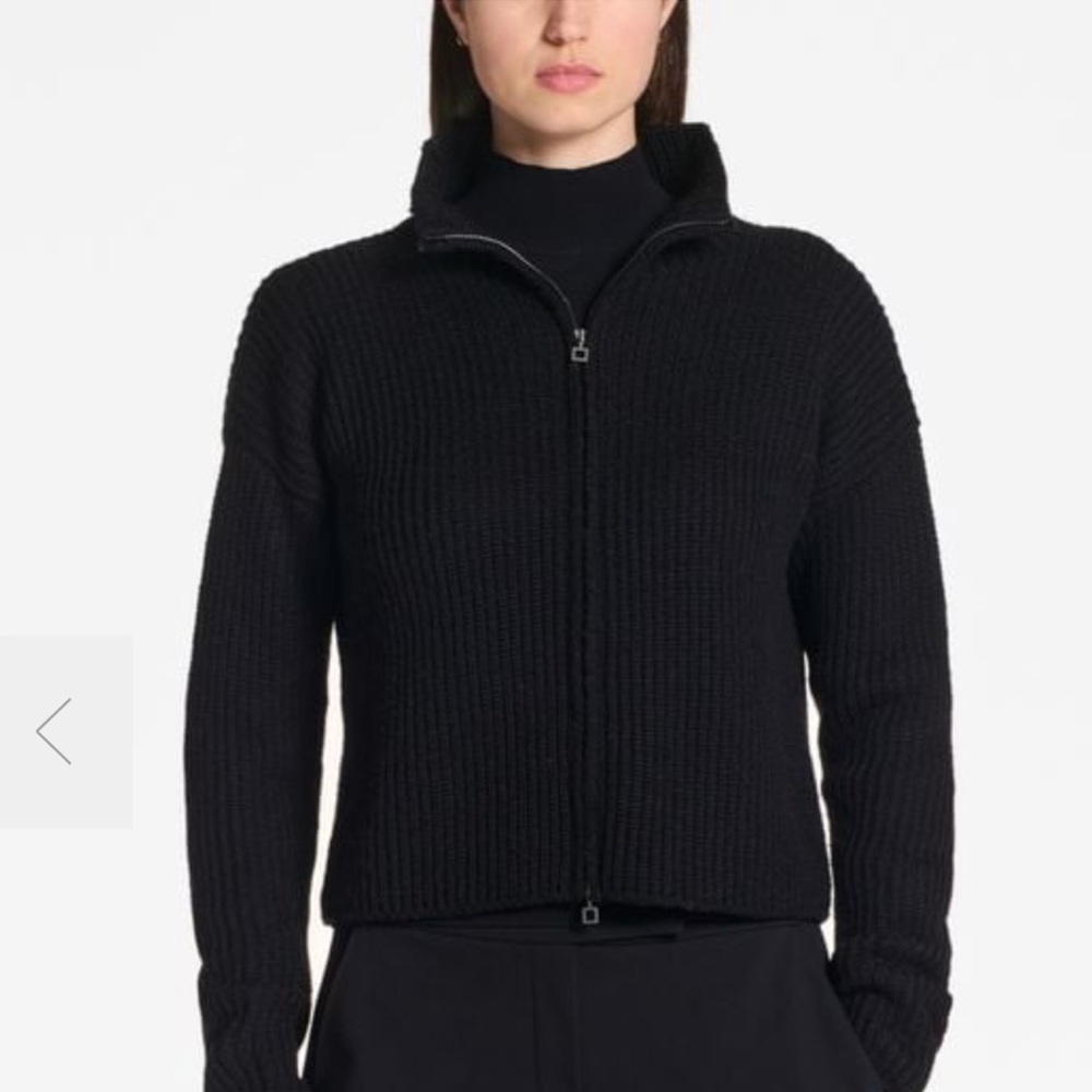 Sarah Pacini Full Zip Cardigan Sweater OS